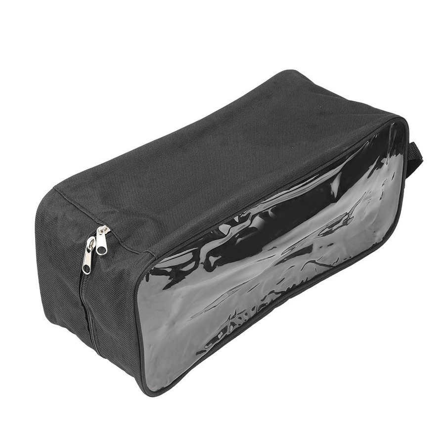 Shoes Bag Portable Breathable PU Shoe Storage Bag Double Zipper Organizer Package Accessories
