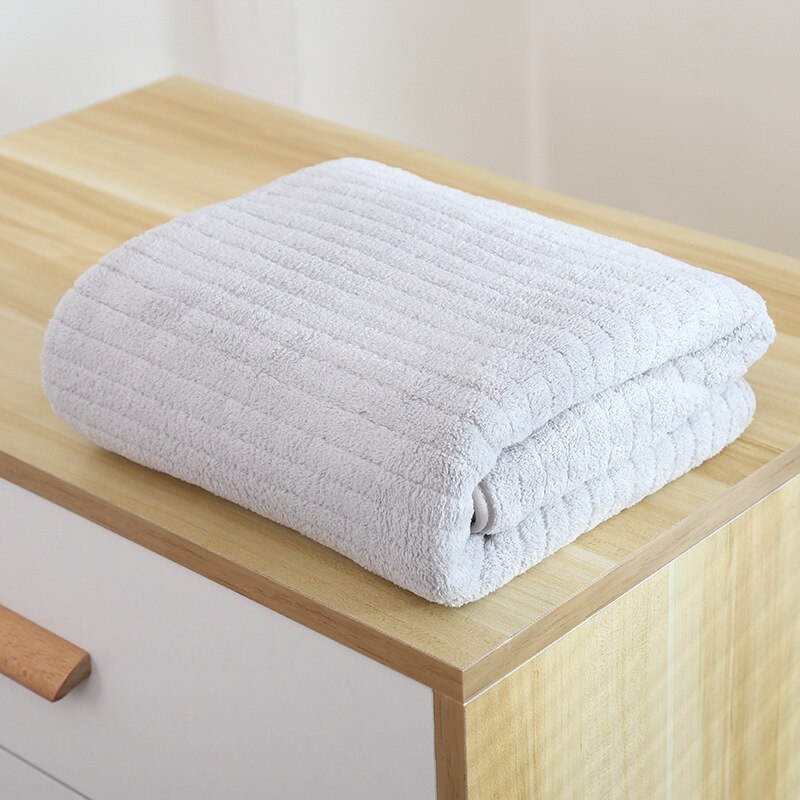 70x140cm Thick Coral Fleece Bath Towel Microfiber Fabric Towel Super Absorbent Quick-Drying Soft Household Bathroom Bath Towel: 06 / 1pcs 70x140cm