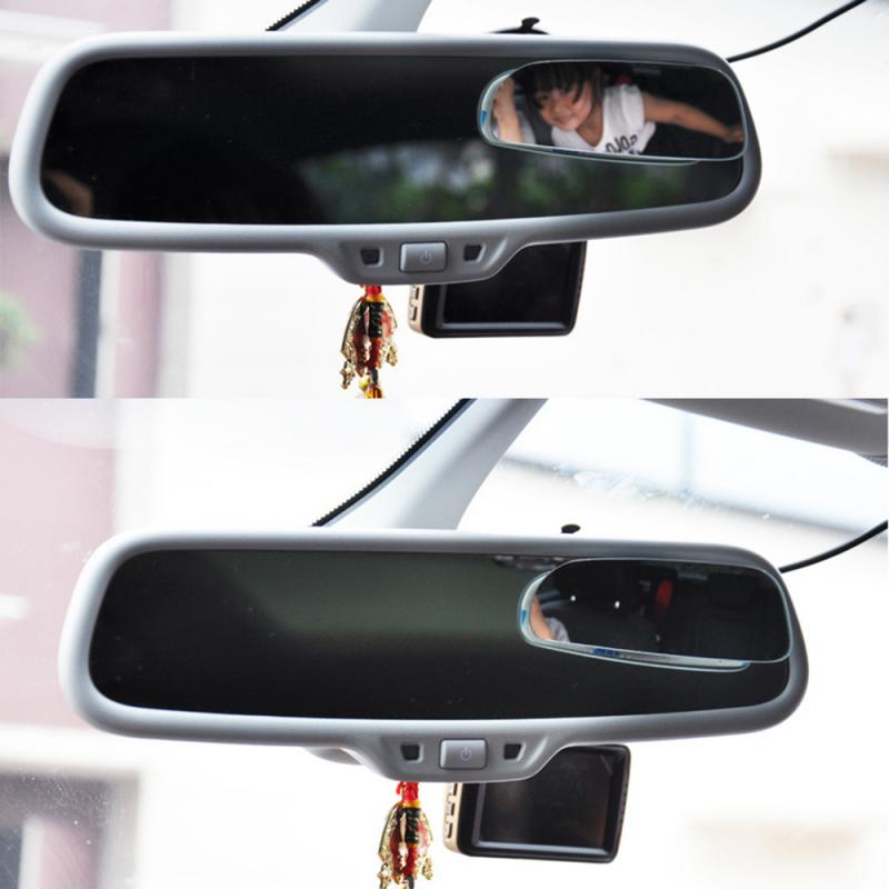 2pcs Stick-On Wide Angle Rearview Blind Spot Mirror Car Mirror Reversing Wide-angle Lens Car Rearview Mirror Security Auxiliary: Default Title