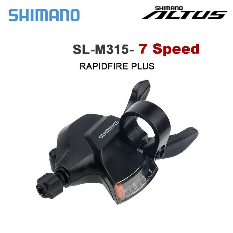 Shimano-palanca de cambios M315 para bicicleta de montaña, 7 y 8 velocidades, Altus, RD-M310, desviador trasero, 21S, 24V, 3S