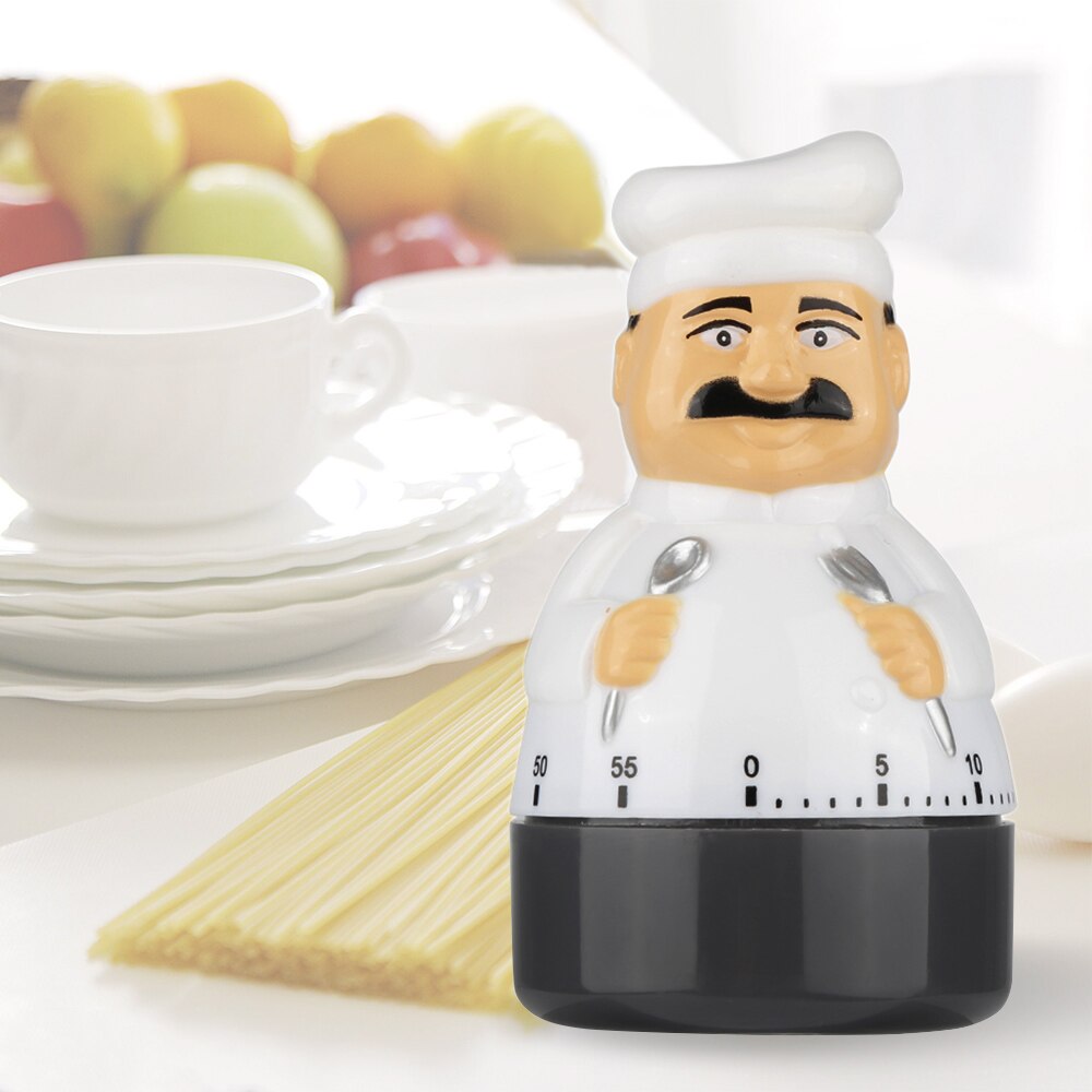 Kookwekker Chef Timer Mechanische Timer Huishouden Countdown Timer Mechanische Keuken Herinnering Koken Klok Leuke Timer