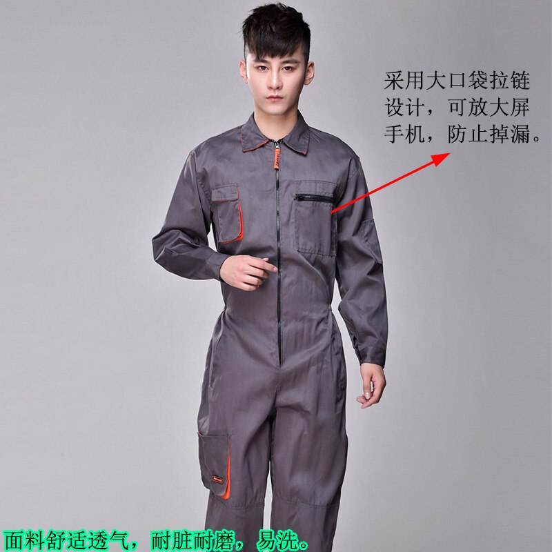 Working pants suit men 4S shop spray paint outdoor works auto repair machinery factory women's overalls wear summer