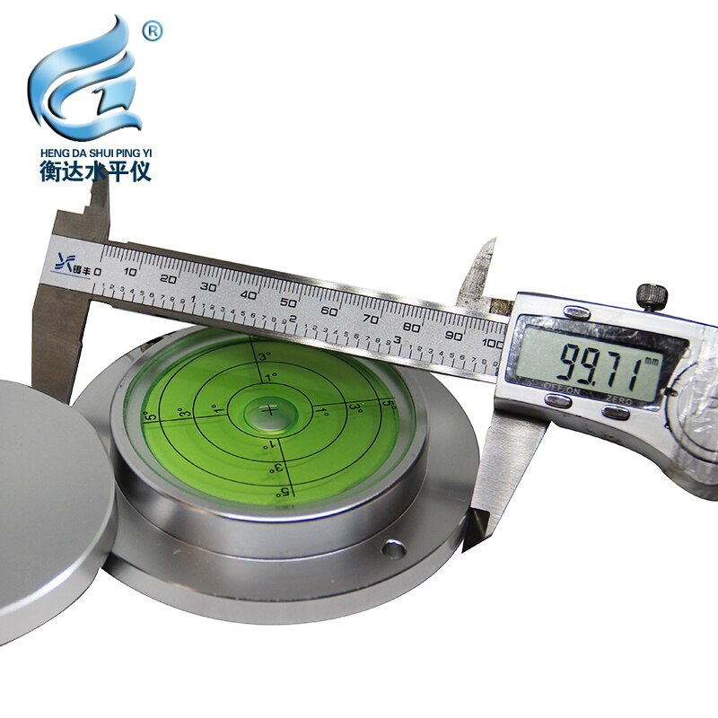 Round Spirit Levels Crane horizontal bubble Level Measuring Instrument Size 100*75*20mm Bubble level for good