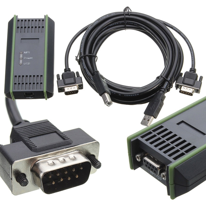6 es 7972-0 cb 20-0 xa 0 pc adapter usb-kabel til siemens  s7-200/300/400 rs485 profibus mpi / ppi 9- pin