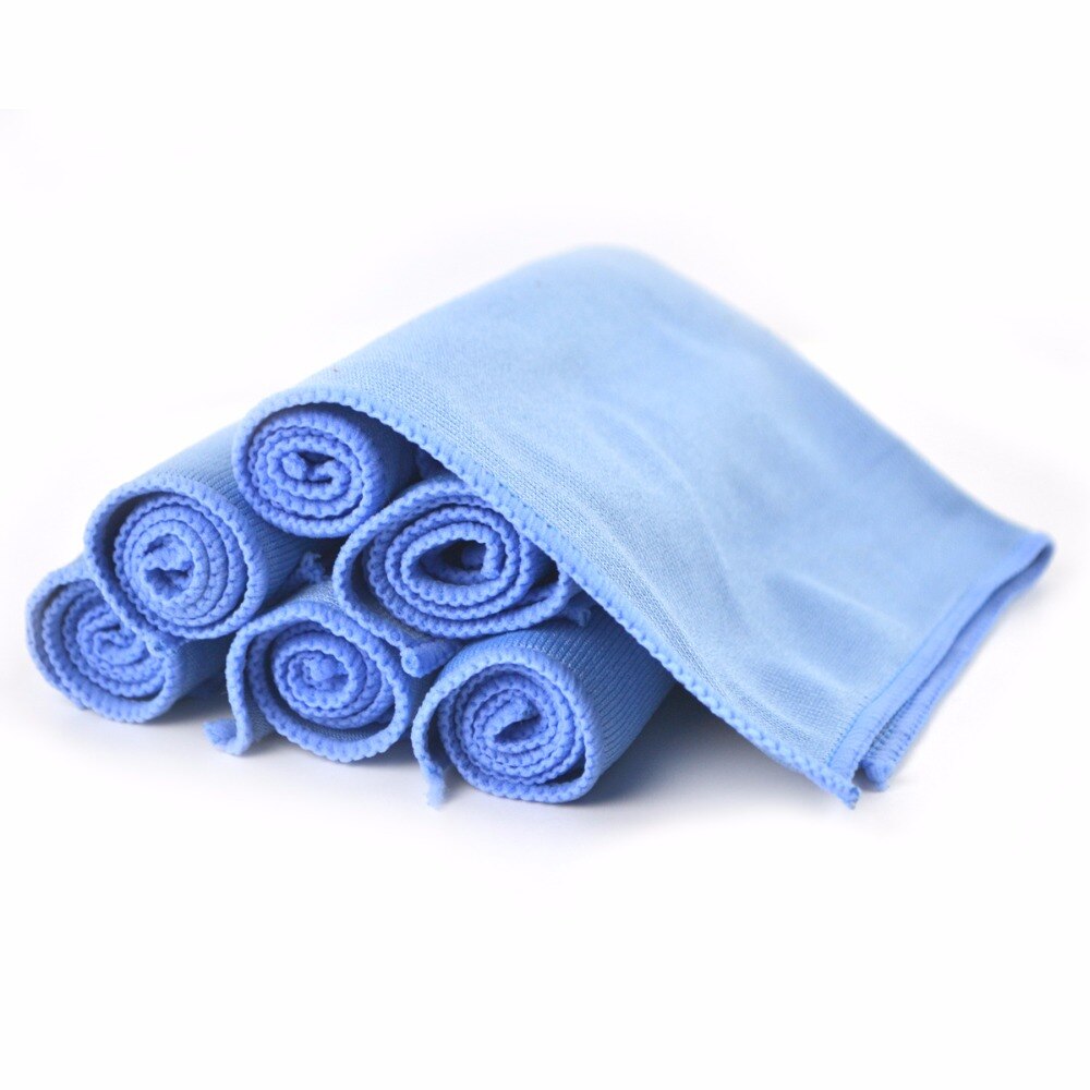 Car Microfiber Glass Cleaning Cloth Towel Polishing Shine Cloth Window Windshield Cloth 12"x12"