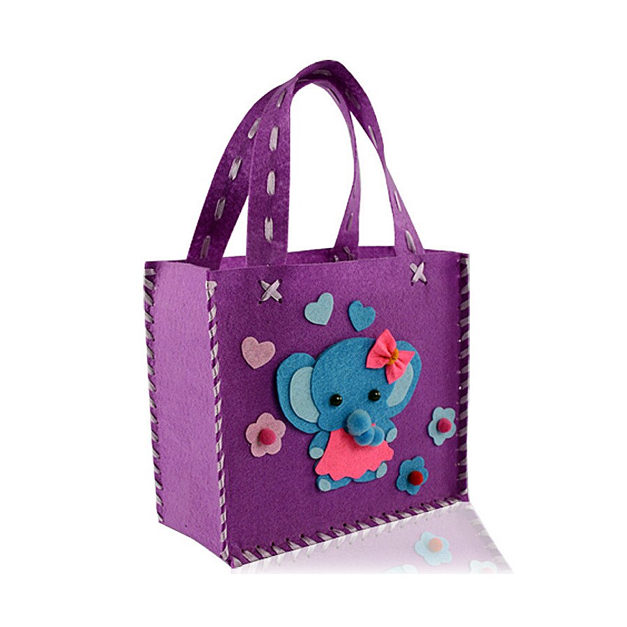 Kids Sewing Kit for Girls Beginners My First Sewing Kit Cartoon Frog and Elephant Handmade Art & Crafts Educational Kids