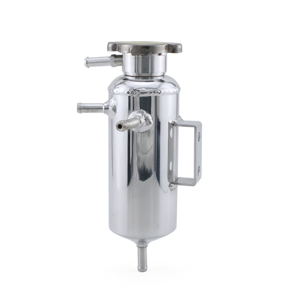 250ml Aluminium Auto Overflow Catch Tank Koeler Koelvloeistof Reservoir Kit Universele Expansietank Zilver Auto Accessoires