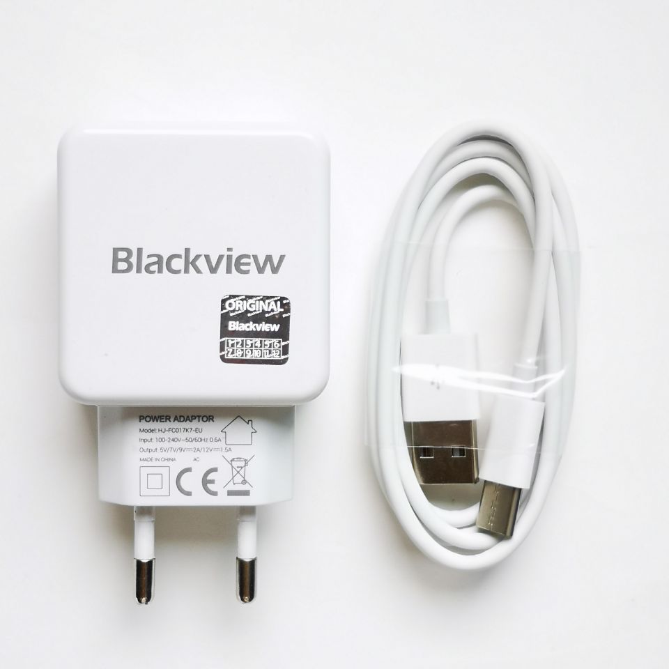 Originele Blackview BV9800 Pro BV9900 Pro BL6000 Pro Ac Adapter Fast Charger Travel Charger Eu Plug Adapter + Usb Kabel
