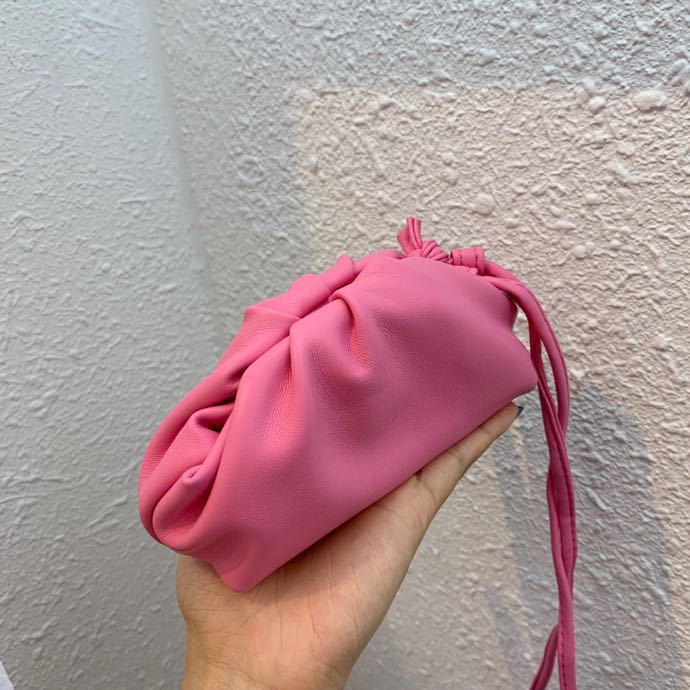 Mini Clutches Cloud Bag Crossbody Bags Handle Bags Fold Dumpling Bag Womens Handbags and Purses Pink Bag