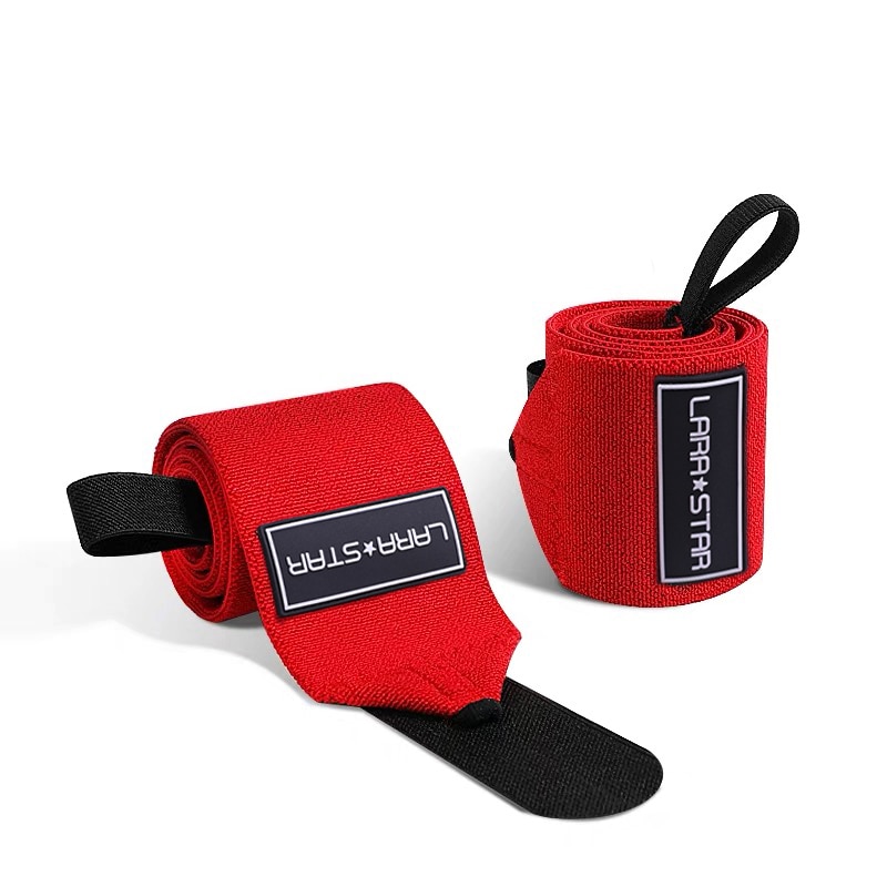 Weight Lifting Wrist Support Wraps with Thumb Loop Gym Elasticated Straps for Crossfit Strength Training Powerlifting