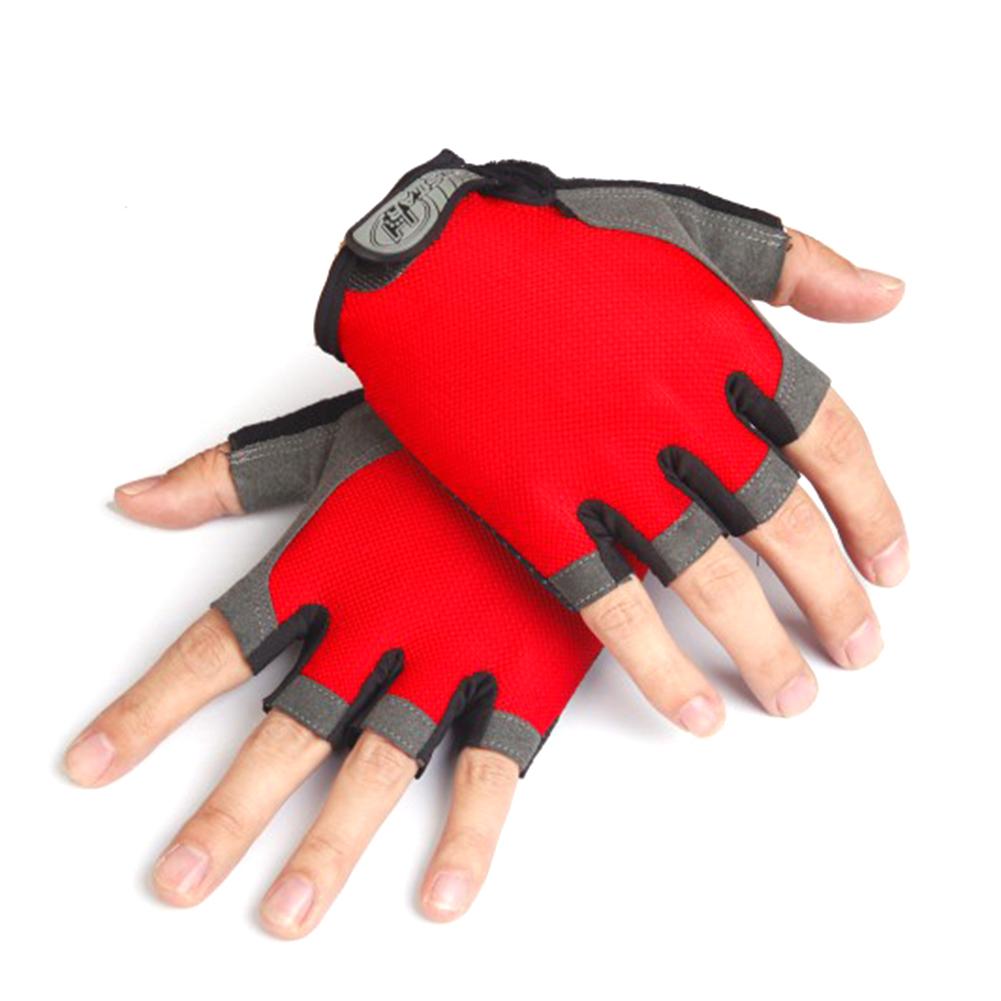 1 paar Half Vinger Handschoenen Fietsen Handschoenen Anti Slip Mountainbike Handschoen Outdoor Sport Fietsen Levert: XL 2