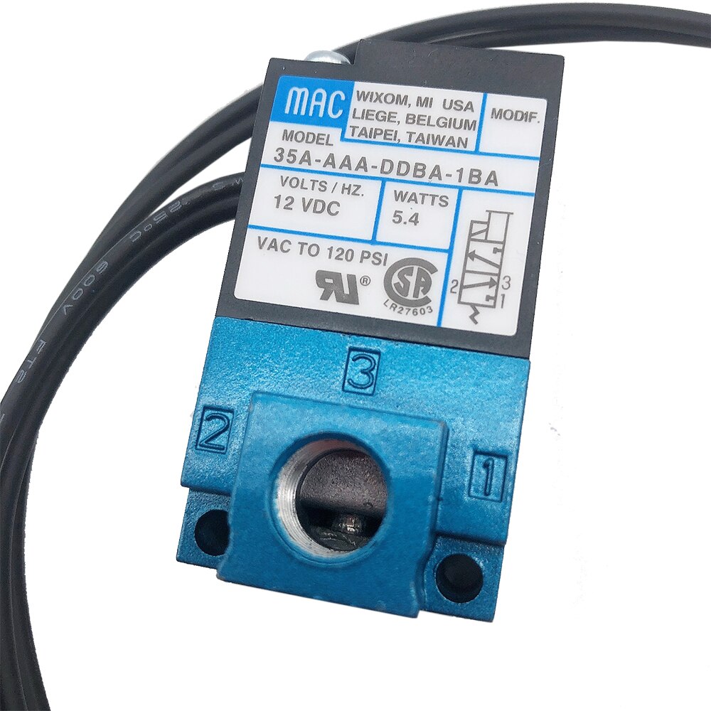 MAC For Most ECU application 3 Port 5.4W Electronic Boost Control Solenoid Valve Model 35A-AAA-DDBA-1BA