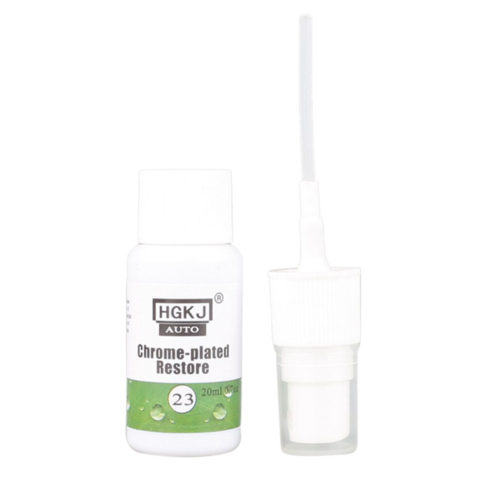 Bilinteriör lackvård renoveringsmedel plast läderklädsel styling krom del underhållstillbehör flytande rostborttagning: 20ml