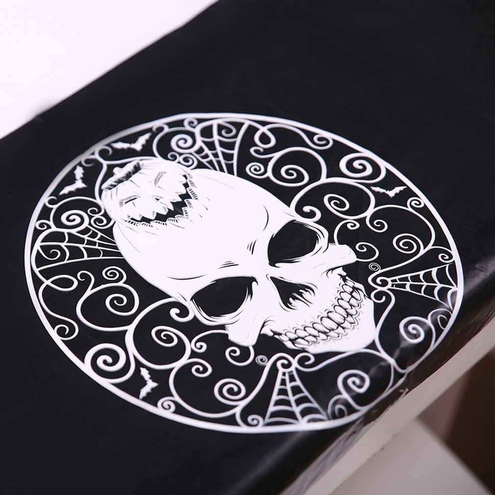 Halloween Decoratie Pe Rechthoek Tafelkleed Wegwerp Waterdicht En Vuilafstotend Duurzaam Site Layout Skelet