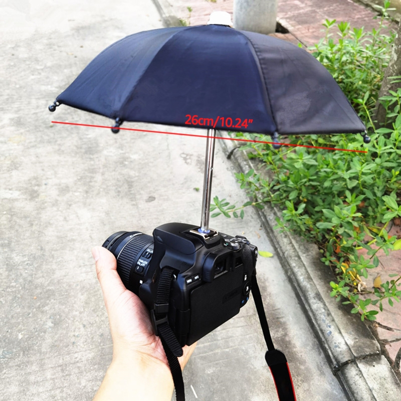 DXAB DSLR Kamera Regenschirm Sonnenschirm Universal- Heißer Schuh Abdeckung Montieren Sonnenschirm Regen Halfter