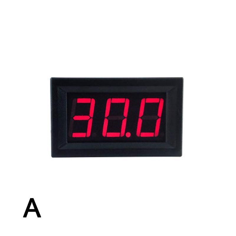 Auto LED Digital Anzeige Voltmeter Motorrad Spannung Messgerät Meter Tafel Blinkt Wasserdichte Warnleuchten Auto Zubehör 12 V: A