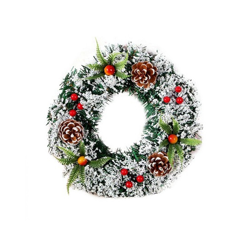20cm/30cm/40cm kunstige julekranser julekrans til din bryllupsceremoni ved hoveddøren