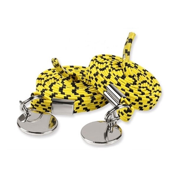 Cordones elásticos de bloqueo para zapatillas de niños y adultos, cordón rápido sin atar, Unisex, novedad: Yellow black