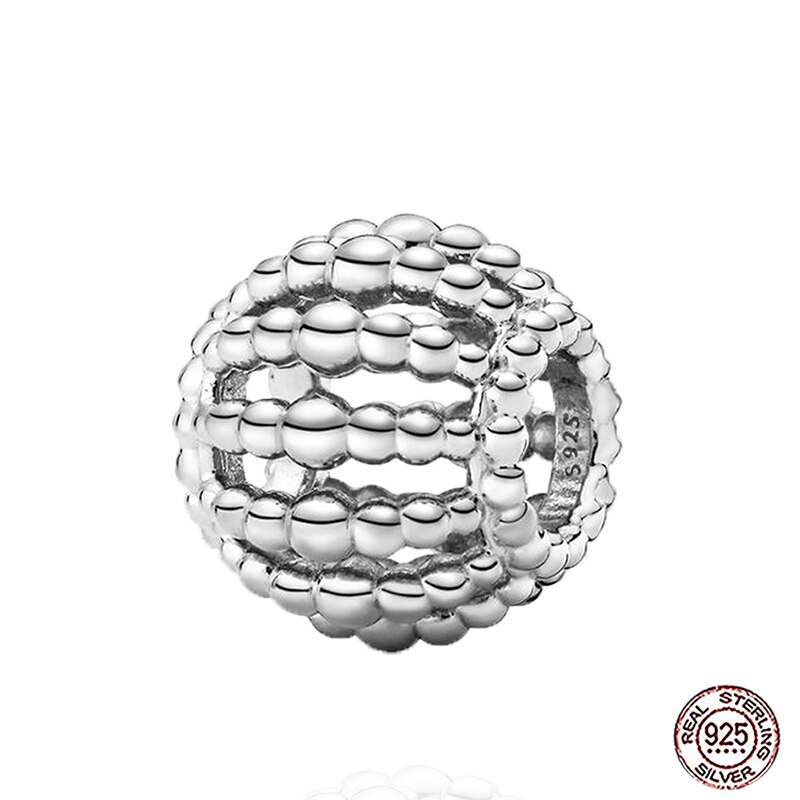 Jewelry Making Sterling Silver 925 Beads Fit Charm Silver 925 Original Bracelet DIY Charm Bead For Women: PY0112