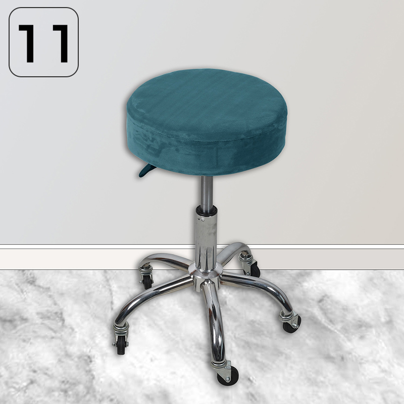 32-38cm Velvet Stool Cover Bar Round Swivel Chair Cover Universal Stool Cover Bar Coffee Shop Stool Cover: 11