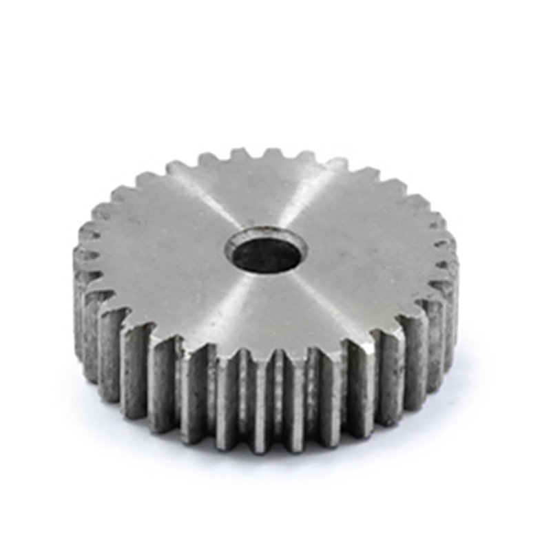 1 Mold gears is 45 # steel pinion and rack straight gear is gear 10 mm thickness gear wheel 43 to 58 tooth hole process