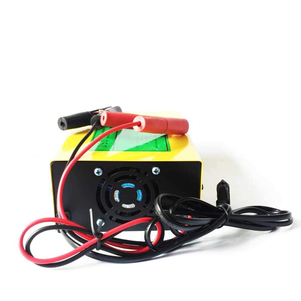 Engelse lcd-autoacculader, automatische intelligente pulsreparatie  ac150v-250v 150ah 12/24v met adapter