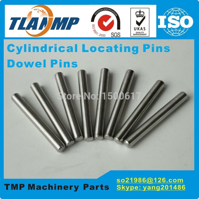 2 pieces/Lot 10x10mm Locating Pins/Dowel pins/10mm Cylindrical position pins-Material:Steel GCr15 (T15112401)