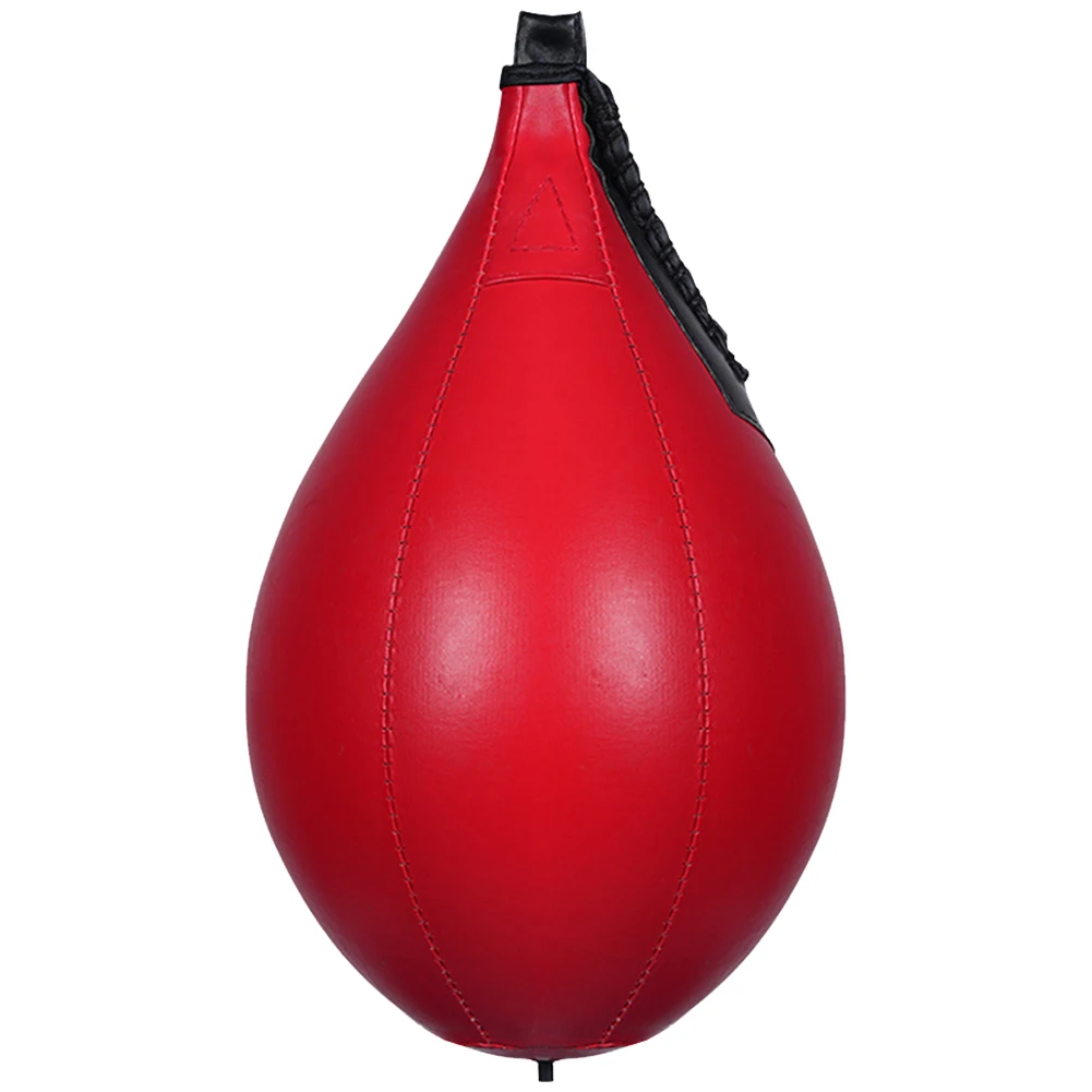 Boxningshastighetsboll hängande boxningssäck pu-läder boxningsreflexboll stressavlastning boxningsslagpåse boxningsutrustning: Gul