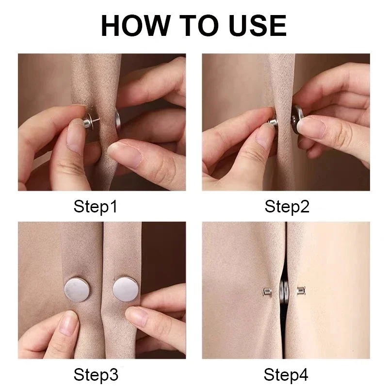 4/8Paare Vorhang Magnetknopf Abnehmbare Vorhang Fix Verschluss Clip Verhindern Licht Einstellung Fenster Bildschirm Schließen Magnet Schnalle