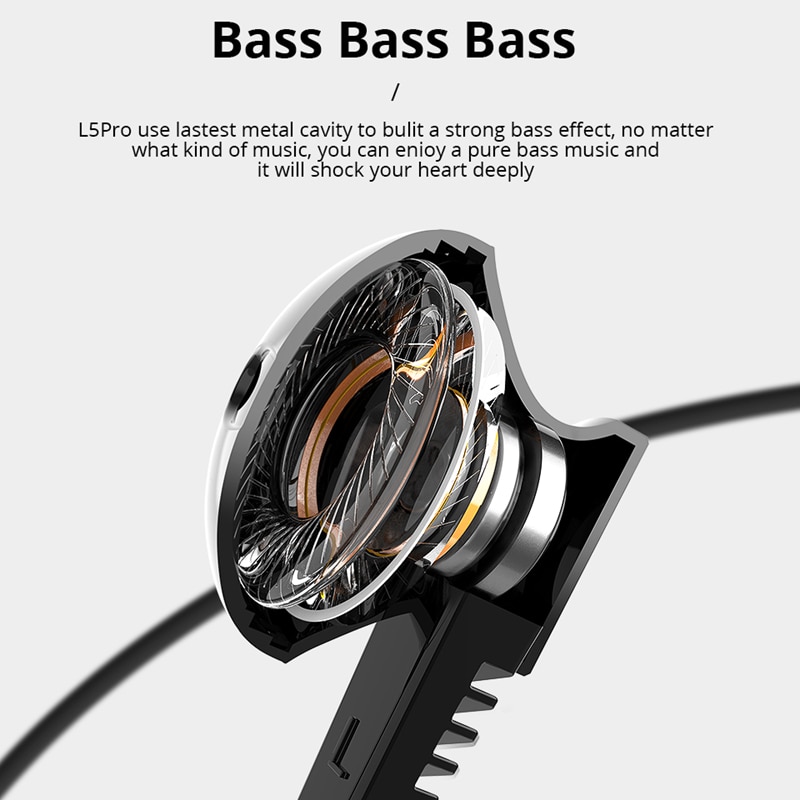Langsdom L5PRO/L5B Luetooth Oortelefoon Met Hd Mic Metalen Stereo Draadloze Koptelefoon Hoofdtelefoon Auriculare Bluetooth Headset Voor Telefoon