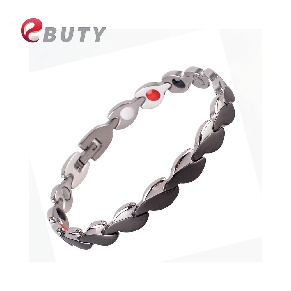 EBUTY – Bracelet à breloques énergétique pour femmes, bijoux à la , populaire, 4 éléments avec boîte