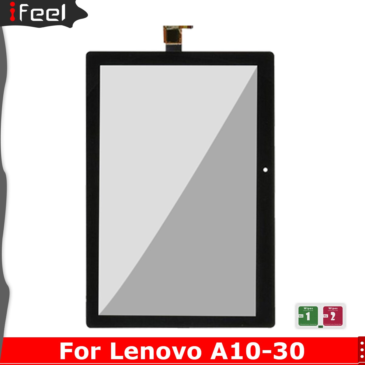 Voor Lenovo Tab 2 A10-30 YT3-X30 X30F TB2-X30F TB2-X30L Touch Screen Digitizer Panel Glas Sensor