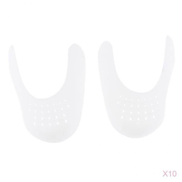 10 pairs Shoes Shield Head Protection Wearable Sport Shoe Toe Box Cover