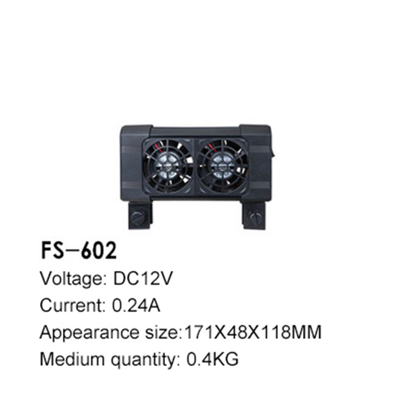 BOYU Aquarium Fan Cooling Fan Aquarium Controller Temperature Control 4w 5w 6w 8w 9w DC 12V 220V Aquarium Fish Tank Accessories
