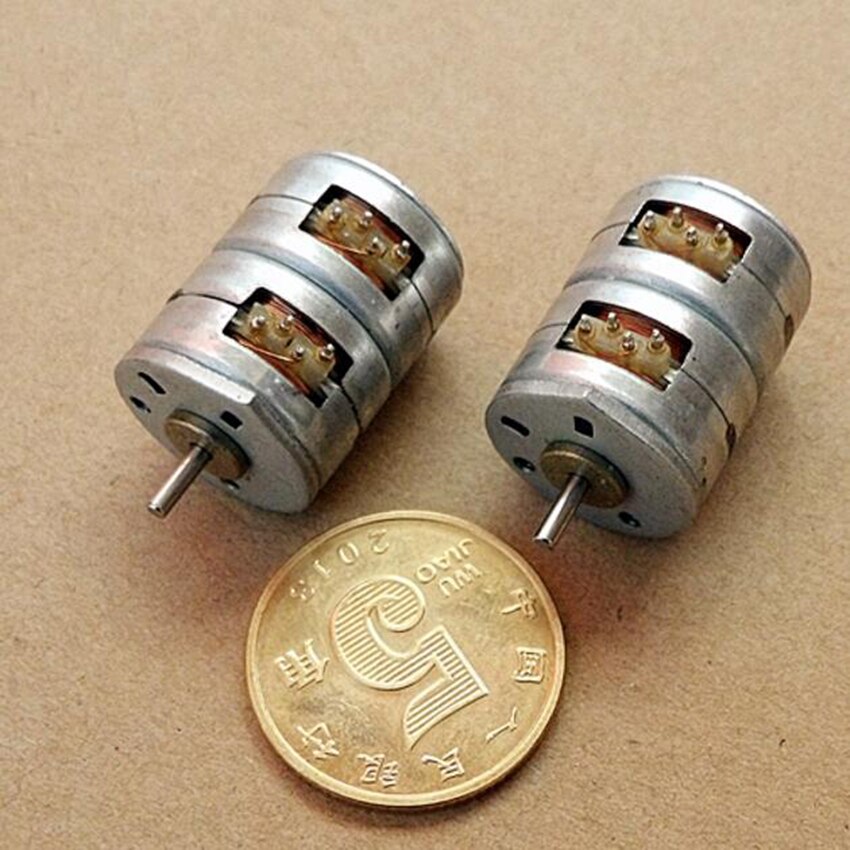 1pcs step angle with Metal gear DC 2 phase 4 wire 15mm Micro stepper motor