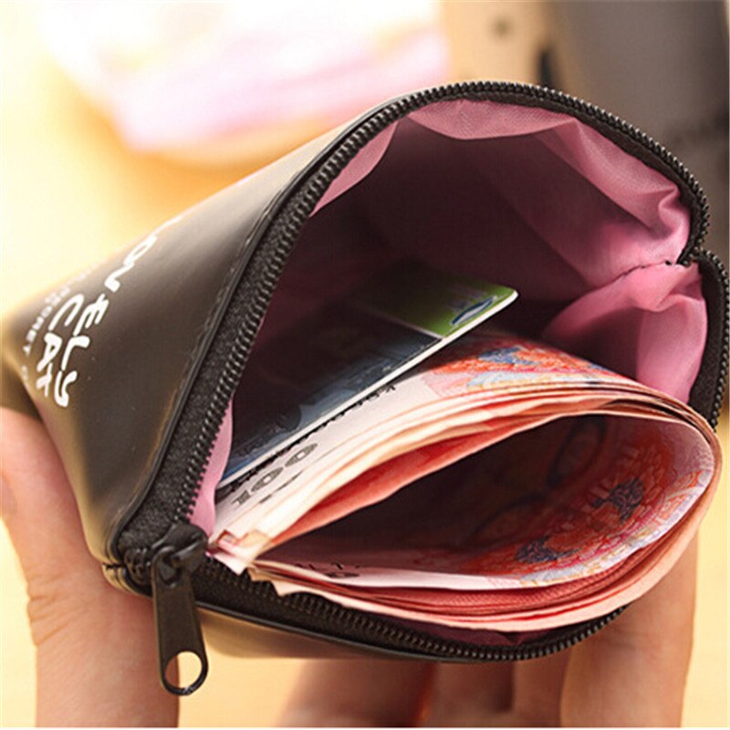 Lkeep Leuke Koreaanse Creatieve Portemonnees Voor Studenten Waterdicht Jelly Purse Kids Dot Kat Zero Coin Bag Pouch