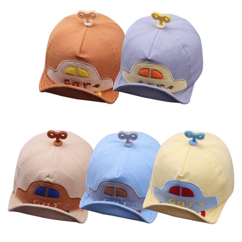 Car Boys Hat Summer Baseball Cap Toddler Children Cartoon Casual Hip Hop Sunhat Snapback Caps