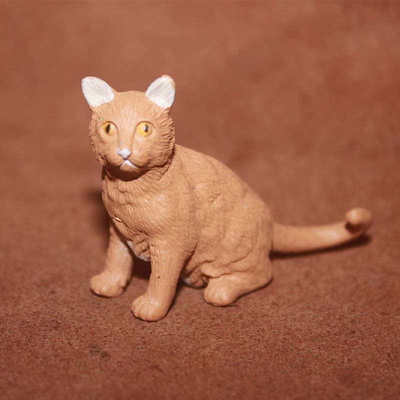 Simulation Pet Kleine Tier Katzen Modell Nette Mini Ägyptischen Mau Türkische Angora Abyssinian Miniaturen Action Figur Figuren Spielzeug