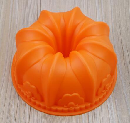 Large Spiral Shape Food Grade Silicone Bundt Cake Mold Pan 3d Fluted Cake Mould Form Bread Bakery Baking Tools Bakeware: 6