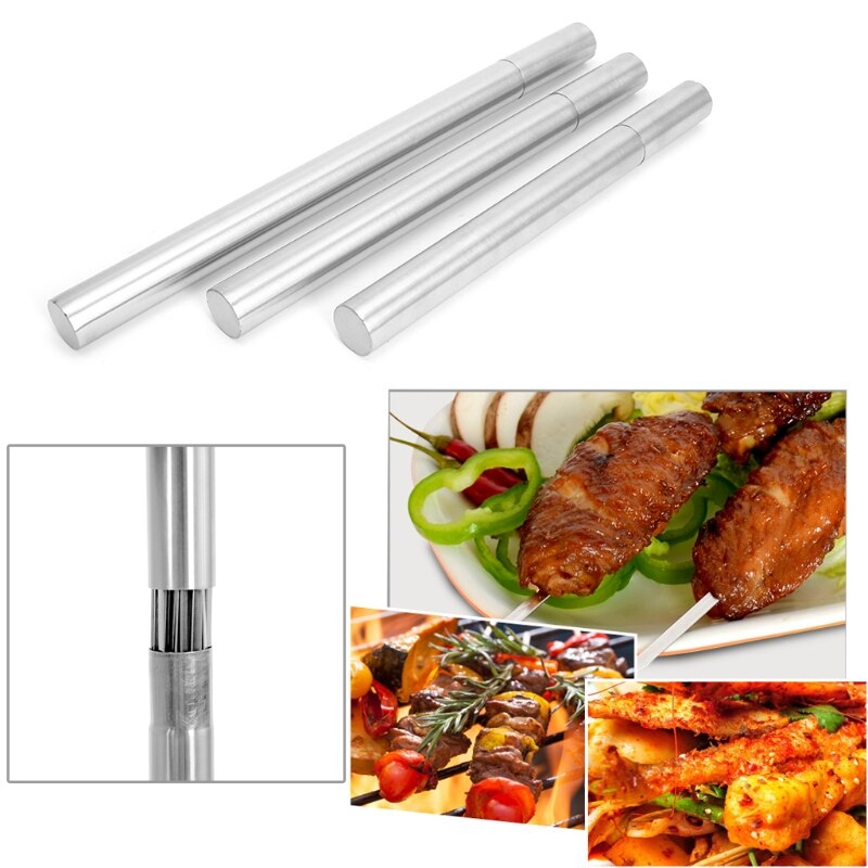 Barbeque Rvs Stok Spies Container Buis Keuken Organizer