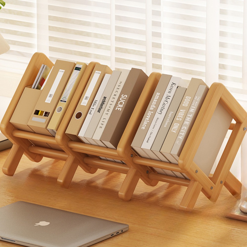 Estantería de escritorio para el hogar, estante decorativo para sala de estar, revistero de tipo económico Simple, estantes de almacenamiento finos para dormitorio a pequeña escala