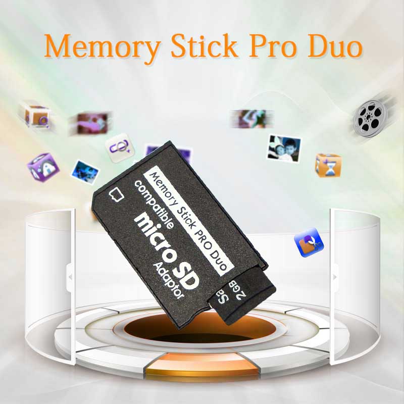 Goedkope Micro SD SDHC TF naar Memory Stick MS Pro Duo PSP Adapter Card Adapter voor PSP 1000 2000 3000