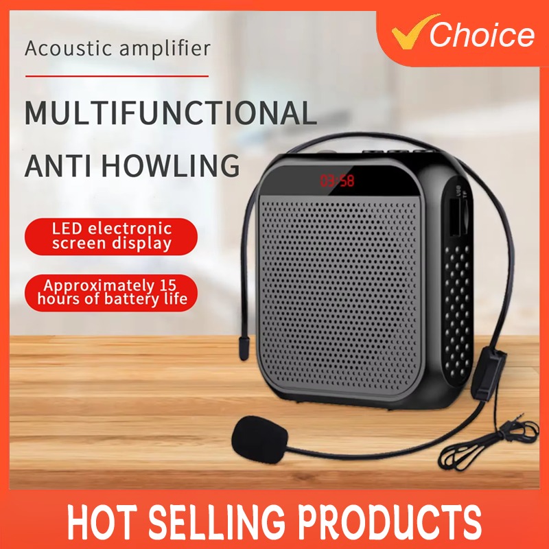 Headworn Microphone Loudspeaker Voice Amplifier Recorder Mic Speaker Audio Mini Wired Mikrofon Mike Sound Battery Kit Headset