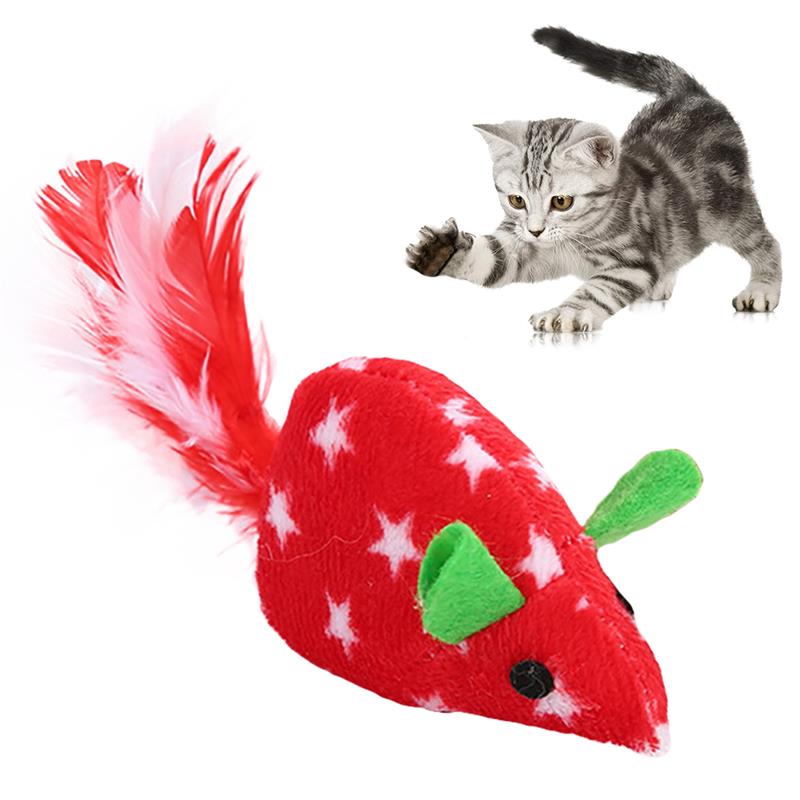 Funny Cat Toy Fishing Rod Kitten Cat Pet Toy Stick Teaser Rainbow Streamer Interactive Cat Play Wand With Feather Toys For Cats