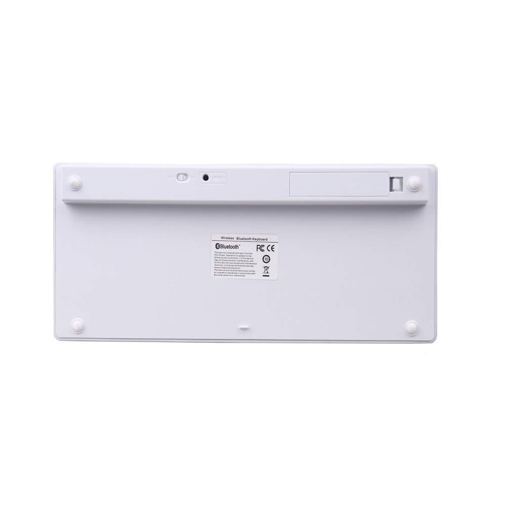 Zienstar AZERTY French Language Ultra slim Wireless Keyboard Bluetooth 3.0 for Ipad Iphone Macbook PC Computer Android Tablet