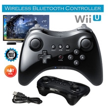 Mando inalámbrico Bluetooth para Nintendo wii U Pro, mando analógico Dual USB clásico para wii U Pro