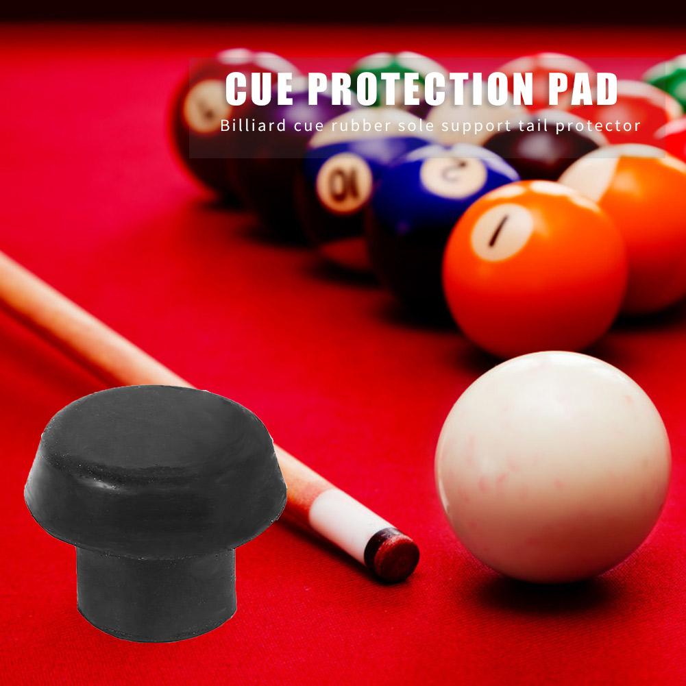 Gummikö spets 10 st/set snooker biljardkö bottenstång stjärtskyddsskydd fodral bottenskydd biljarddelar