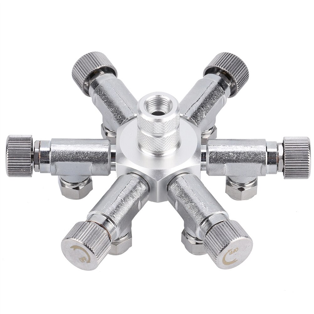Séparateur d'oxygène pour Aquarium distributeur multi-voies régulateur d'aquarium vanne de séparation de CO2 outil d'aération d'aquarium pour Aquarium