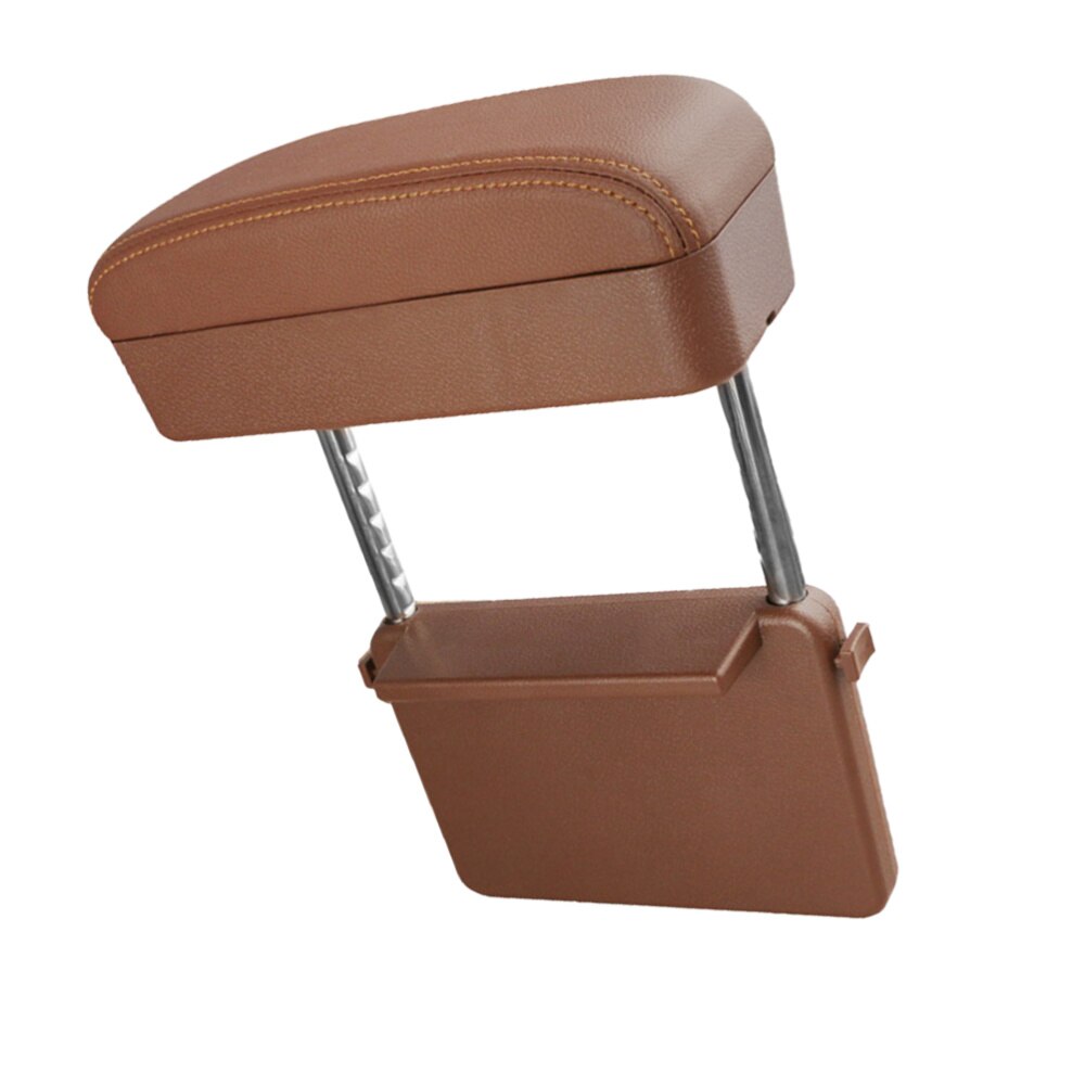 Universal Car Mounted Armrest Box Central Box Elbow Support Pad Car Center Console Armrests for Car Beige