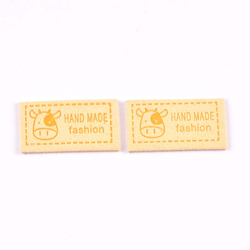 20Stck gemischt Flanell Geprägte Etiketten Für Kleidung NäHenne Zubehör Pflege Taschen Kleidungsstück Stichworte DIY Handgemachte Handwerk 18x33mm c3083: 2